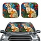 thumbnail image 2 of Balery Stained Glass Cat Art Parasol para parabrisas de coche de 2 piezas | Parasol plegable para parabrisas delantero de coche para la mayoría de sedanes-Large, 2 of 6