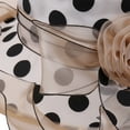 thumbnail image 6 of Vjnyvs Europe Style Sun Hat Women Organza Polka Dots Hat Wide Brim Floral Hat Elegant Spring Cap UV Protection Caps for Travel, 6 of 7