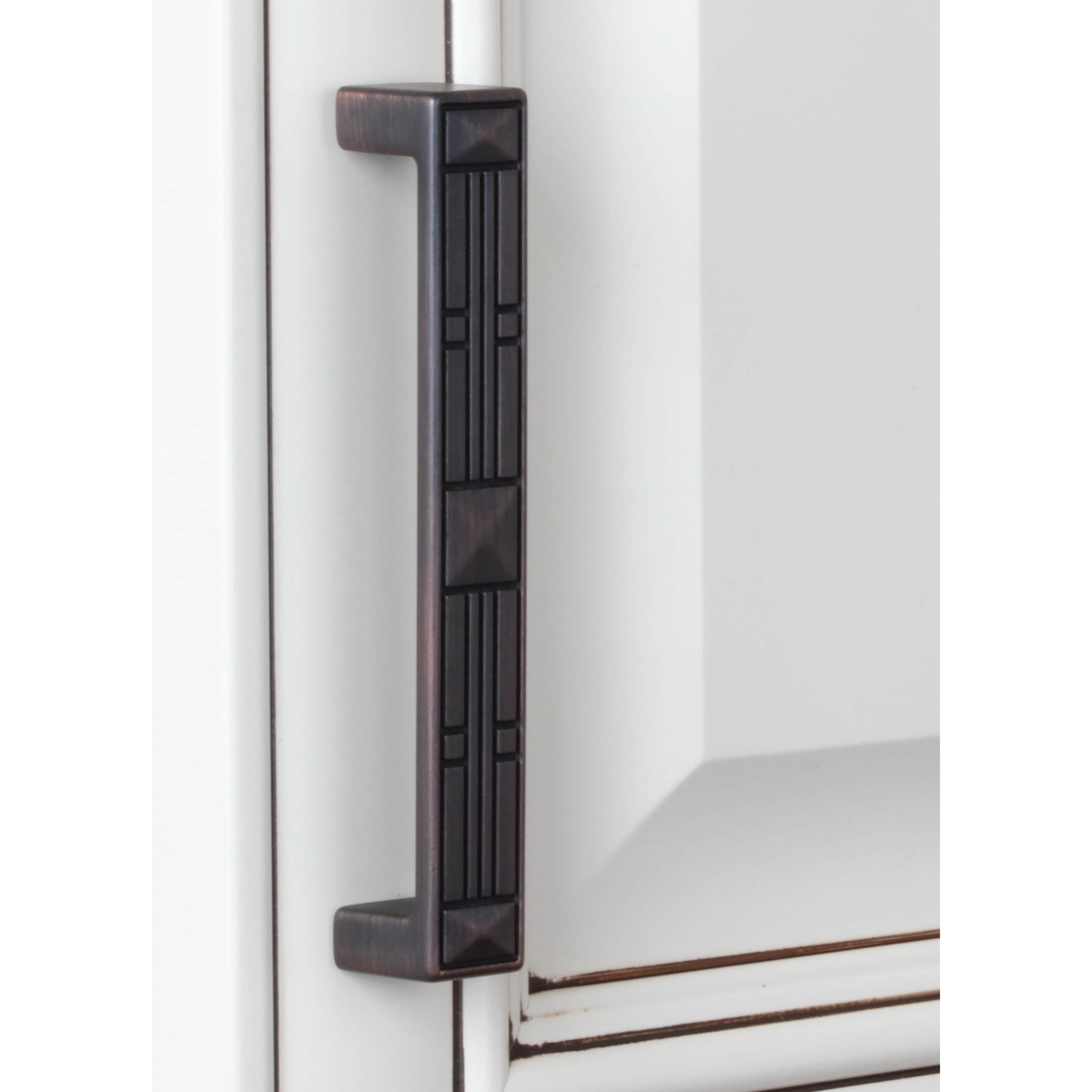 GlideRite  5-inch CC Oil Rubbed Bronze Craftsman Series Cabinet Pulls (Pack of 10)