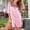 Light pink, variant on Women's Satin Button Down Nightshirt Silk Sleepwear Long Sleeve Nightgown Soft and Comfortable Loungewear