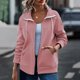 thumbnail image 3 of Gibobby chaquetas ligero de rendimiento Chaqueta de suéter de manga larga de otoño e invierno para mujer, chamarra ligero de rendimiento de atlético y Y2K (Rosa, XL), 3 of 4