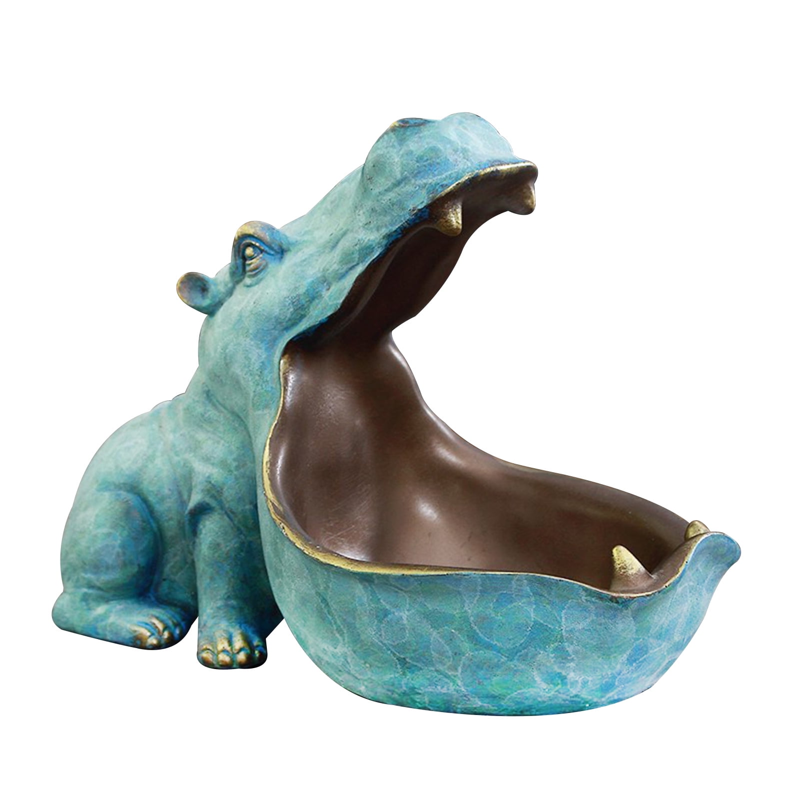 Hippo Mouth Bowl Jewellery Key Phone Storage Basket Home Decoration Hippopotamus 