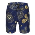 thumbnail image 3 of Fotbe Vintage Golden Butterfly Trajes de Baño Estampados para Hombre, Shorts de Verano de Secado Rápido, Ropa de Playa, Bañadores-X-Large, 3 of 6