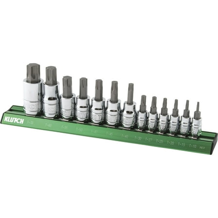 Klutch Star Bit Socket Set, 13-Pc.