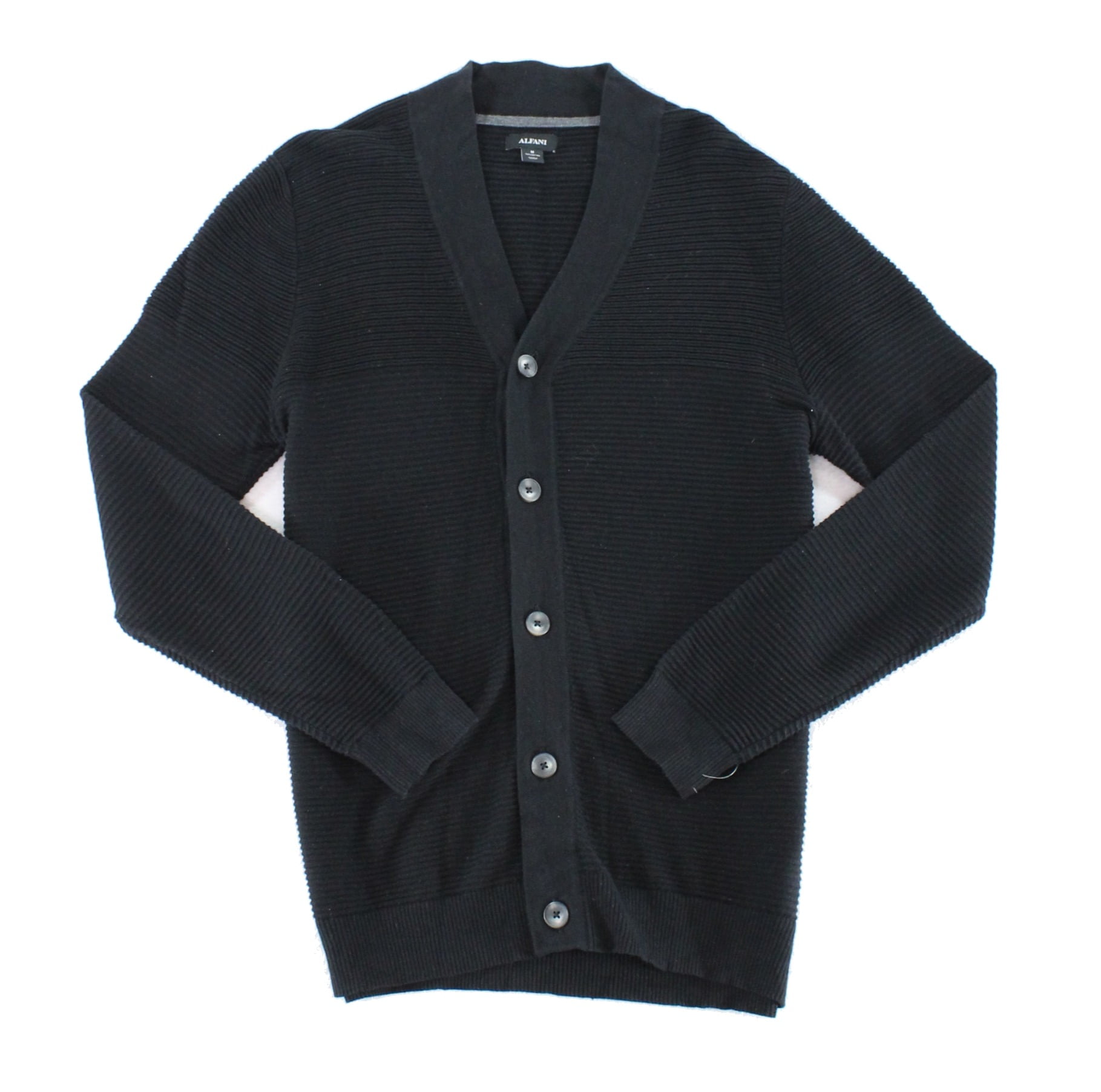 mens ribbed cardigan