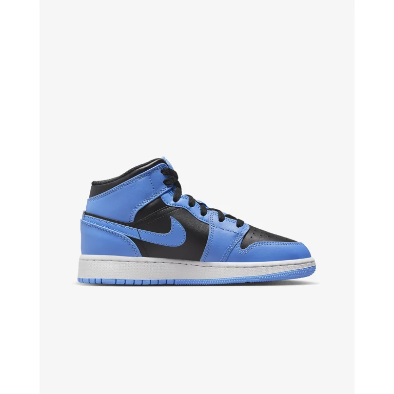 Air Jordan 1 Mid Unc(gs) Big Kids Style : Dq8423 - Walmart.com