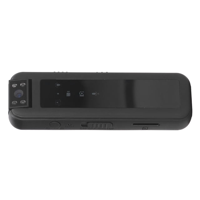Mini cámara corporal ANGGREK de video de bolsillo HD 1080P con lente giratoria de 180 grados con clip