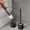 #194Gray, variant on Vggrvlo Toilet Brush Toilet Cleaner Brush with Solid Handle and Durable Bristles Drip-Proof Best Toilet Brush Set