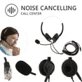 thumbnail image 2 of Centro de Llamadas s Auriculares Micrófono Monofónico Mircrophone Para Oficina Sunnimix Auriculares del teléfono del centro de llamadas, 2 of 8