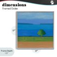thumbnail image 4 of Stupell Industries Coastal Lone Tree at Spring Cove Gray Framed Giclee Art, 17 x 17, by Lynn Ericson Fine Art, 4 of 8