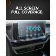 thumbnail image 4 of Protector de pantalla CDEFG de vidrio templado mate para VW Atlas/Cross Sport 2024 2025 con pantalla táctil de 12 pulgadas, 4 of 6