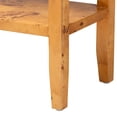 thumbnail image 6 of bali & pari Ghina Natural Light Mappa Burl Wood 2-Drawer Console Table, 6 of 6