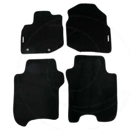 For 09 12 Honda Fit Custom Fit Premium Nylon Black Floor Mats