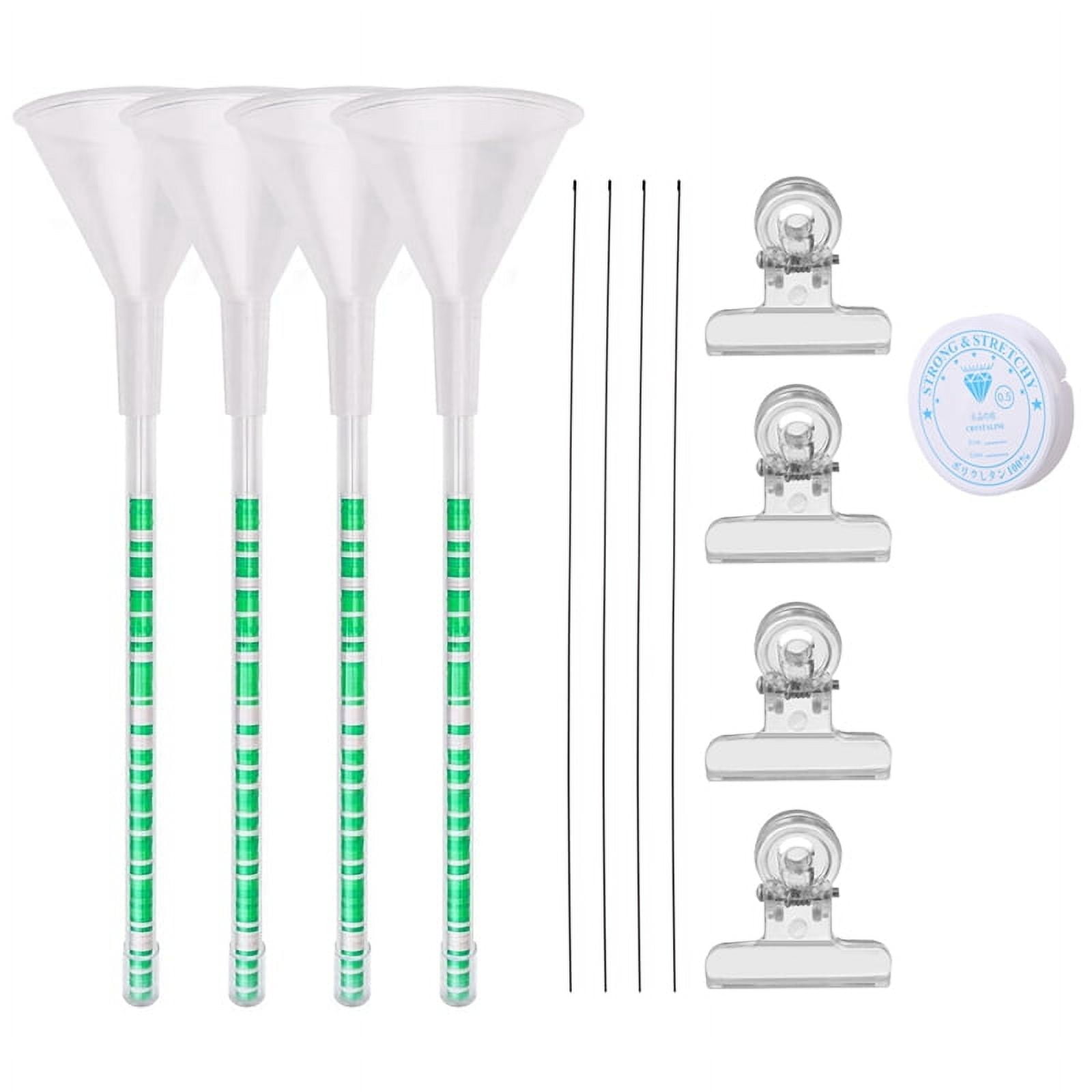 Beading Funnel,4Pcs Beading Funnel Bead Bracelet Kit for Jewelry Making,Necklace Making with Funnel,Beading Needles,Clip