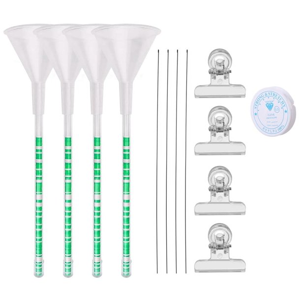 Embudo para Abalorios, Kit de 4 Piezas para Hacer Pulseras de Cuentas con Embudo para Hacer Joyas, Hacer Collares con Embudo, Agujas para Abalorios, Clip