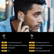 Kingstar Active Noise Cancelling Wireless Earbuds, ANC Bluetooth 5.1 In-Ear Headphones