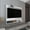 White#1, variant on Entertainment Centers, Tv Stand for TV´s up 52", Three Open Shelves, Two Flexible Drawers, Dark Walnut, Brown TV Stands With Storage,Particle Board Small TV Stands