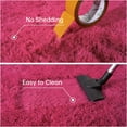 thumbnail image 4 of Softlife Super Soft Rug For Living Room Fluffy Rugs For Dorm Room Cute Plush carpet For Bedroom,9' x 12',Hot Pink, 4 of 6