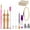 Pink, variant on 21PC Punch Needle Embroidery Kits Adjustable Punch Needle Tool, Wooden Handle Embroidery Pen, Bamboo Hoops, Punch Needle Cloth, Big Eye Needles, Needle Threaders（Pink）