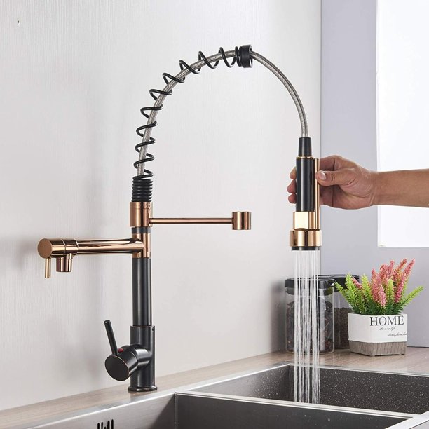 CES Matte Black Kitchen Faucet AIMADI Commercial Kitchen Faucets