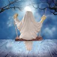 thumbnail image 4 of Estatua de Resina de Fantasma de Terror para Halloween, Adornos para Jardín, Exteriores, Festivales y Fiestas., 4 of 7