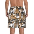 thumbnail image 3 of Naloa Cute Puppy Men's Beach Shorts, Surfing shorts, Swim trunks, Quick Dry Swim Trunks for Surfing Beach Fun - 3X-Large, 3 of 9