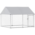 thumbnail image 1 of CoSoTower Outdoor Dog Kennel with Waterproof & Anti-UV Cover, Quick-Connect Frame, Secure Lock for Small Medium Dogs, 1 of 7