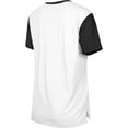 thumbnail image 3 of Women's New Era  White/Black Pittsburgh Steelers Third Down Colorblock T-Shirt, 3 of 3