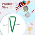 thumbnail image 2 of Uxcell Award Neck Ribbons, Polyester Medal Lanyards with Snap Clip Blank Award Ribbon for Competitions Achievement Party Green, 2 of 7