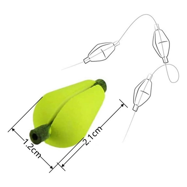 30Pcs Teardrop Fly Fishing Float Indicator Fishing Bobbers for Fly