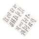 thumbnail image 4 of Palabras claras fáciles de usar 2 hojas de silicona reutilizable para hacer tarjetas y álbumes de recortes DIY ANGGREK Otros, 4 of 8