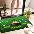 thumbnail image 4 of Wzzjkit St. Patrick's Day Door Mat - Super Absorbent Quick Dry Front Mats Bath Rug Rubber Backing Non Slip Washable Carpet - St Patricks Day Decorations Door Mat Outside Entrance, 4 of 9