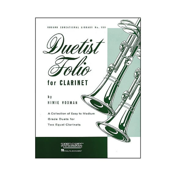 Hal Leonard Duetist Folio for Clarinet Easy To Medium