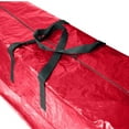 thumbnail image 4 of Bolsa de almacenamiento para árbol de Navidad Cateissary con cierre de cremallera rojo 122x34x51cm, 4 of 6