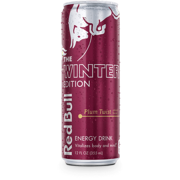 1 Can Red Bull Energy Drink Plum Twist 12 Fl Oz Winter Edition Walmart Com Walmart Com