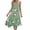 Green 2, variant on YANHAIGONG Flowy Maxi Dresses for Women Floral ,Boho Tie-Dye Ruffle Mini Dresses for Women,Casual Loose Sleeveless Round Neck A-Line Irregular Hem Party Dress Floral Flare Beach Sundress