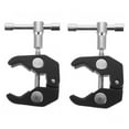 thumbnail image 5 of AURARMLET 2PCS Universal Super Clamp Mount Bracket for Camera, Shelves, Glass Plates, Studio Setup Accessories, 5 of 7