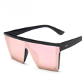 thumbnail image 3 of Gafas de sol de montura grande de tendencia europea y americana, gafas de sol retro de una pieza personalizadas para hombre, gafas de calle para mujer, 3 of 5