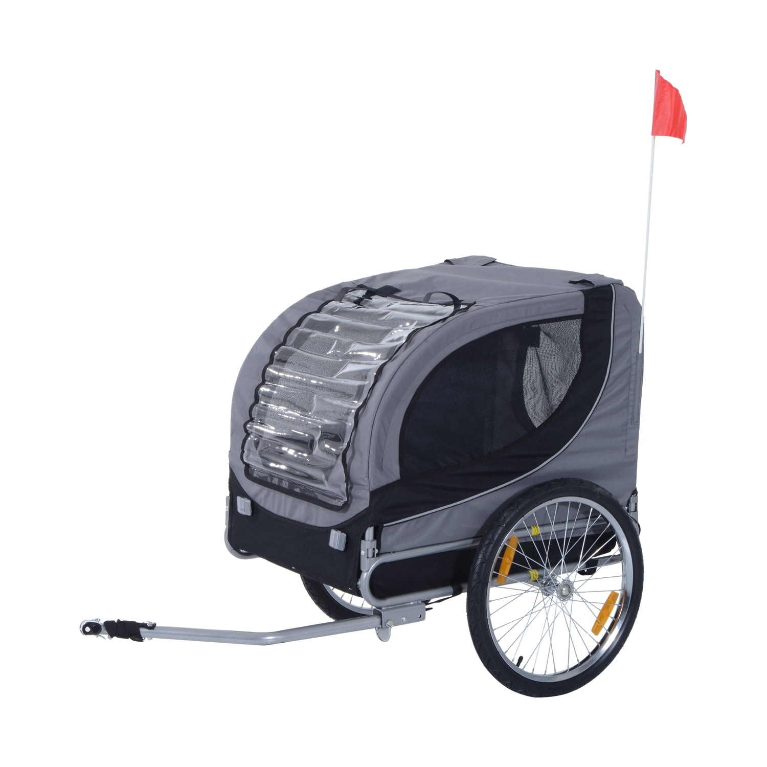 pawhut dog trailer