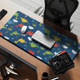thumbnail image 2 of Long Mouse Pads for Desk,DarkBlue Dinosaurs Clouds Pattern Desk Mats on Top Of Desks, Desk Mouse Pad Extra Large with 3mm Non-Slip Base and Stitched Edge for Gaming,Office,Work,Home 35.4"x15.7", 2 of 6