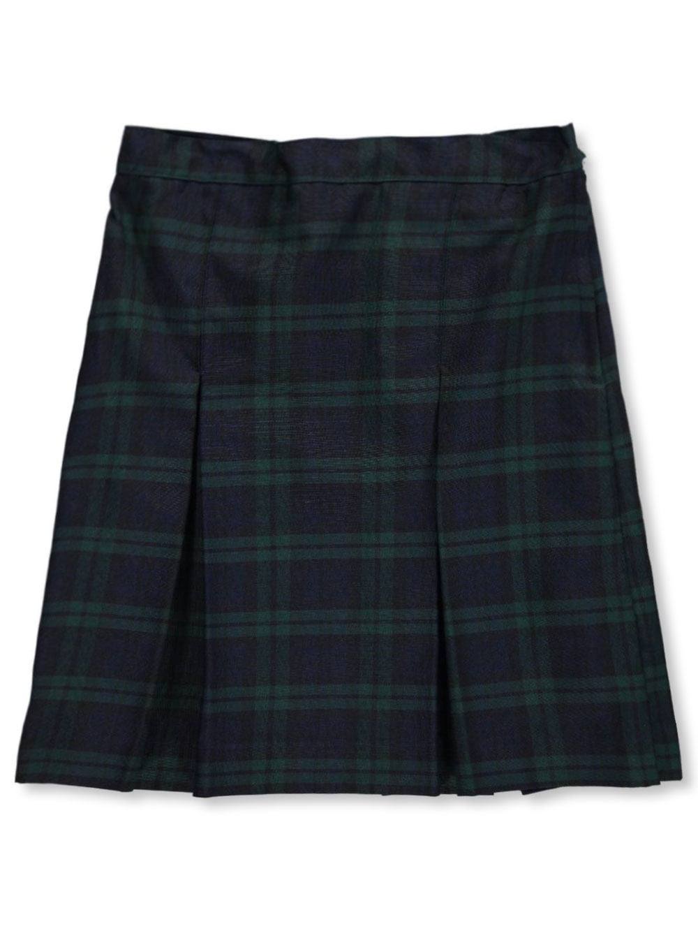 Cookie's Girls' 134 Box Pleated Skirt - navy/green *plaid #79* 20 (Big  Girls)