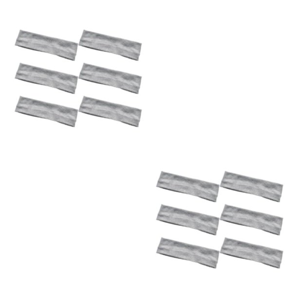 Sonducket 6 piezas de diademas elásticas, diadema deportiva para mujeres y niñas, diadema para de cara, banda para el sudor de moda, Yoga, Gris 2piezas