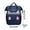 Dark Blue, variant on Linnome Diaper Bag Simple Cat Style Mummy Bag Multifunctional Backpack Outdoor Travel Leisure Backpack Diaperbag