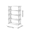 thumbnail image 3 of Zapatero organizador de almacenamiento con 5 estantes de metal para dormitorio, armario, entrada, dormitorio, 3 of 7