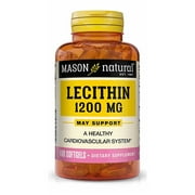 Mason Natural Lecithin 1200 mg, 100 Soft Gels
