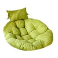 thumbnail image 4 of Thick Chair Cushion with Headrest Multipurpose Garden Chair Mat 41 Inch Diameter Green, 4 of 7