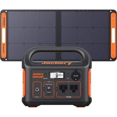 Jackery Solar Generator 300, 293Wh Backup Lithium Battery with 1*Solar Panel SolarSaga 100W