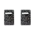 thumbnail image 4 of Placa posterior de guitarra Matsuzay 2 piezas estilo moderno PVC Perla Negra, 4 of 6