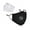 Black, variant on ASA TECHMED Face Shield Balaclava Mask w/ Filter Included – Breathable Mouth Cover, Pink, 2 Pack