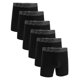 thumbnail image 1 of UNDER ARMOUR Calzoncillos bóxer para hombre, pack de 6 - Performance Cotton Boxer Briefs - Solid 6 in, Stretch, Mezcla de algodón Negro 2XL (XX-Large), 1 of 3